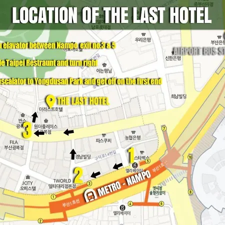 The Last Hotel Nampo Busan Exterior photo